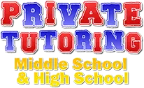 middle school private tutoring and high school private tutoring logo